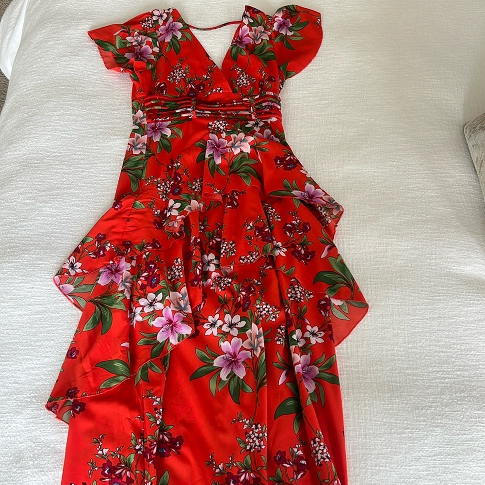 LULUMARI Full Length Floral Gown - Picture 2 of 4